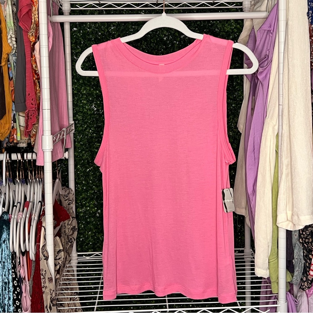 Free People Sweet Pea Pink Tank Small